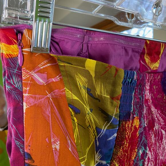 Moulinette Soeurs Strapless Tropical Colorful dress size 6 - Picture 9 of 11